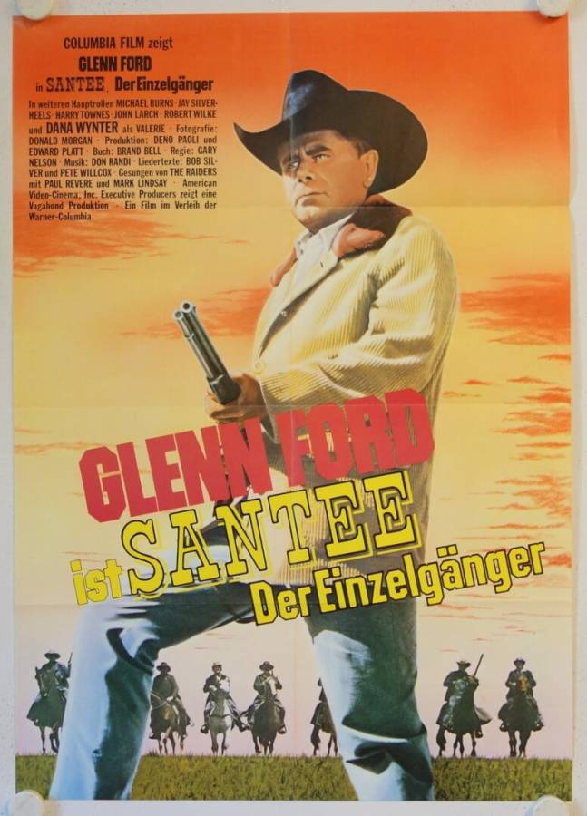 Santee original release german movie poster